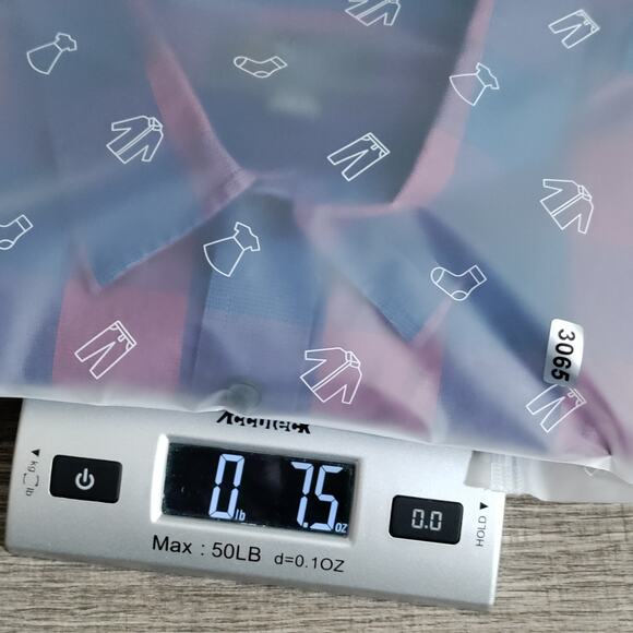 Wallin Bros Shirt Mens 2XL Casual Short Sleeve Button Down Plaid Blue Purple - Picture 12 of 12